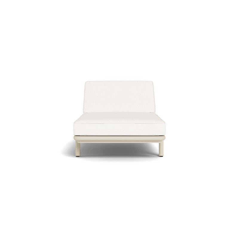 Parker Sun Lounge by Harbour in Aluminum Bone