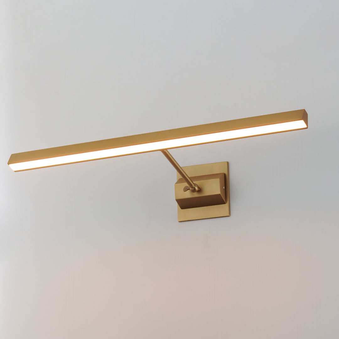 Pasha 30" LED Picture Light by ET2 Lighting, styled view 7