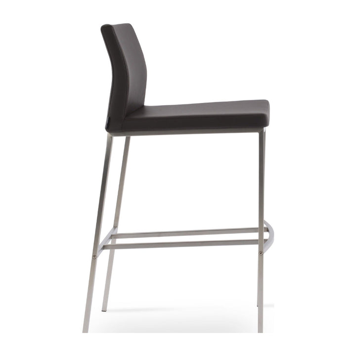Pasha Metal High Back Stool