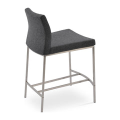 Pasha Metal Low Back Stool