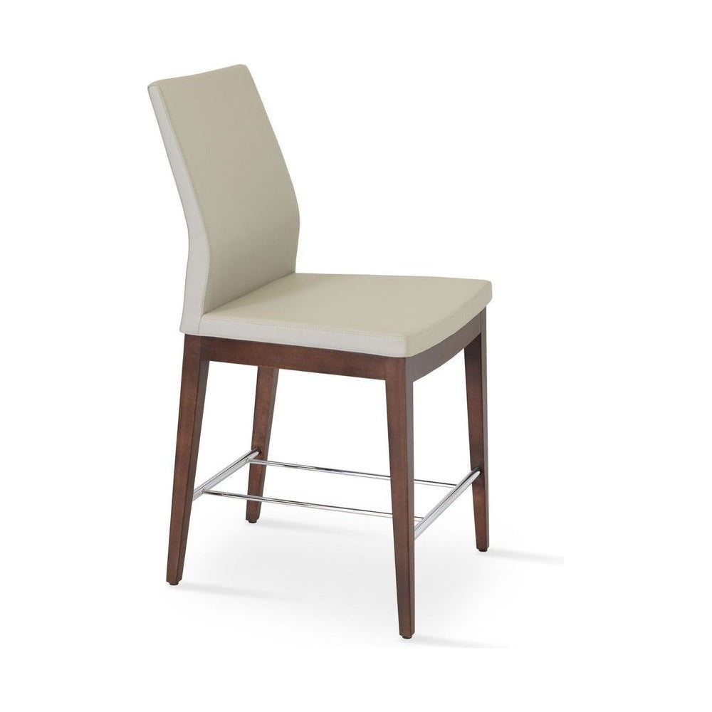 Pasha Wood Stool by Soho Concept — full product view