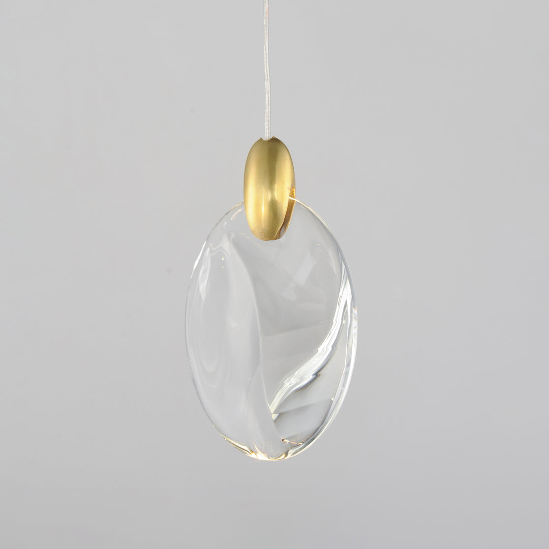 Pebble 1-Light LED Pendant by ET2 Lighting, styled view 1