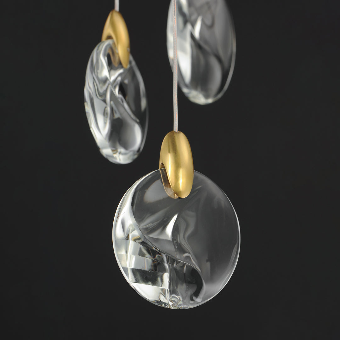 Pebble 12-Light LED Pendant by ET2 Lighting, styled view 4