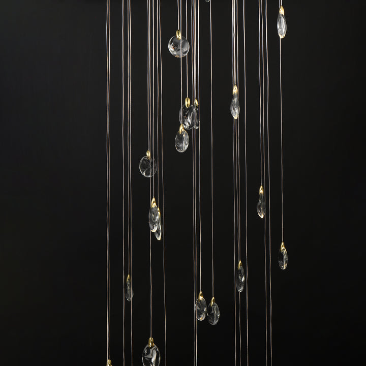 Pebble 30-Light LED Pendant by ET2 Lighting, styled view 1