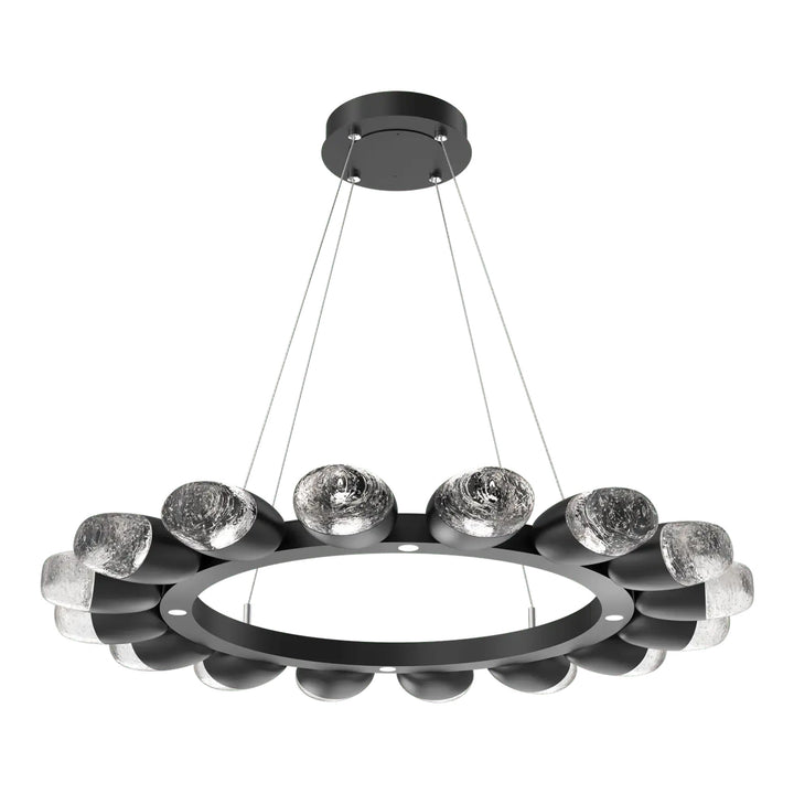 Pebble Ring Chandelier by Hammerton Studio, Medium