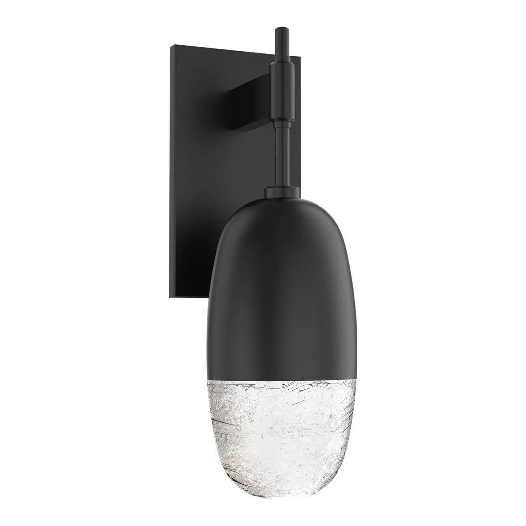 Pebble Sconce by Hammerton Studio in Matte Black