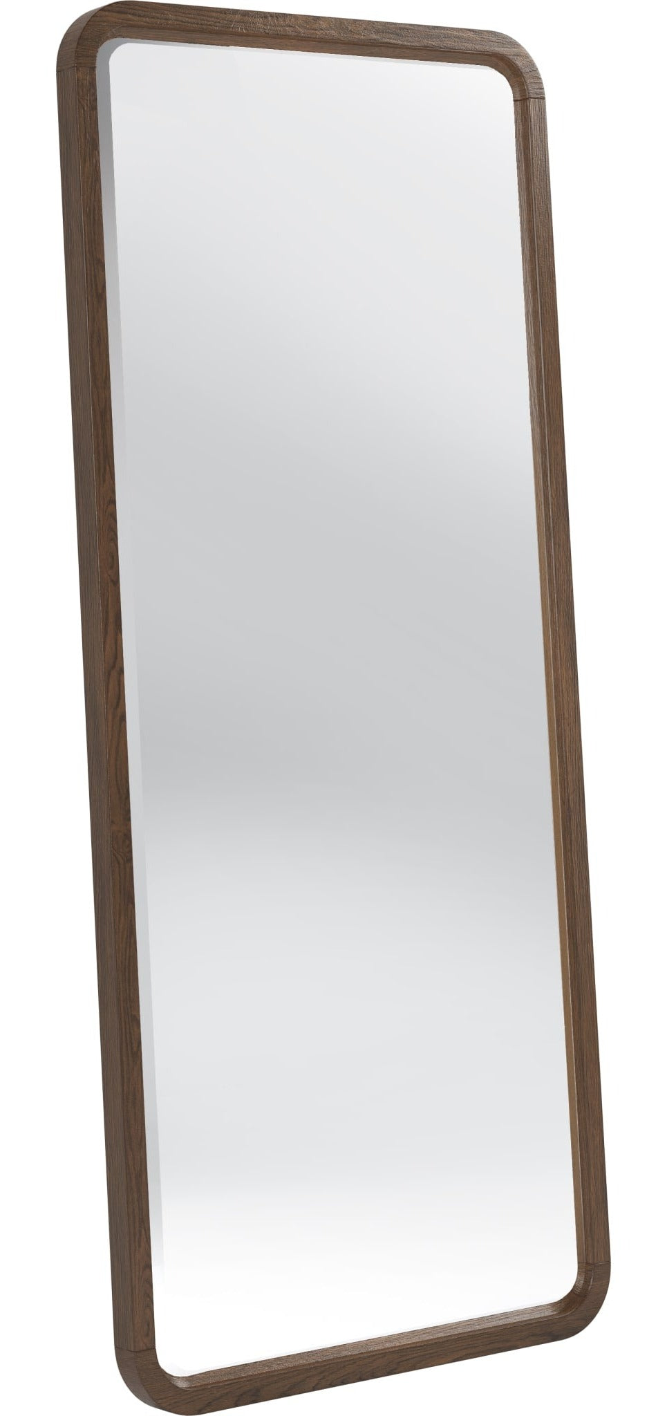 Penny Floor Mirror in Chocolate Mousse — on a white background