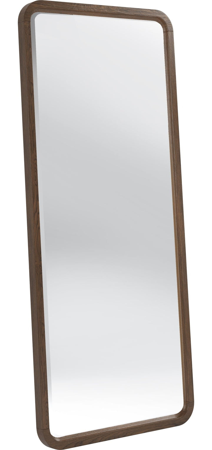 Penny Floor Mirror in Chocolate Mousse — on a white background