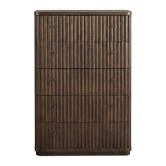Penny Fluted Chest by Modus in Chocolate Mousse — on a white background