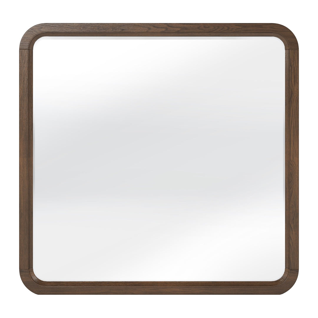 Penny Wall or Dresser Mirror by Modus in Chocolate Mousse — on a white background