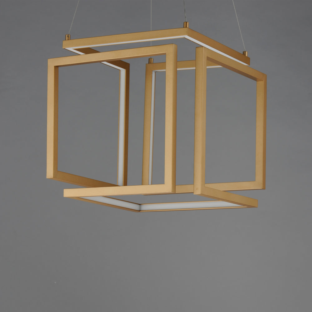 Penrose 16" LED Pendant by ET2 Lighting, styled view 1