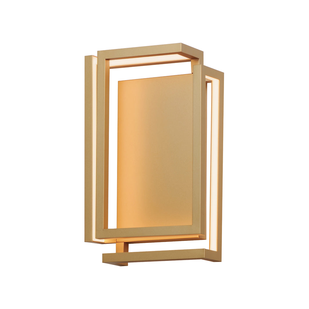 Penrose LED Sconce - ADA by ET2 Lighting in Gold, front view
