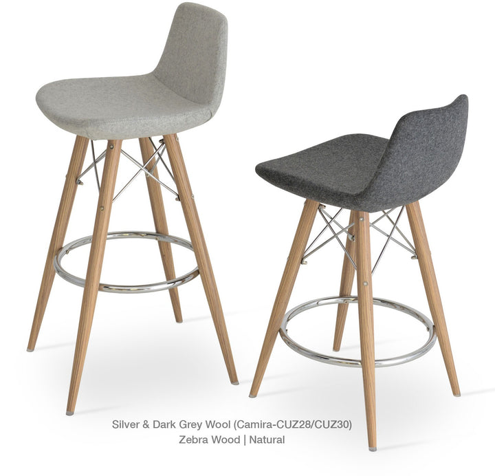 Pera MW Stool — rear three-quarter view | Soho Concept
