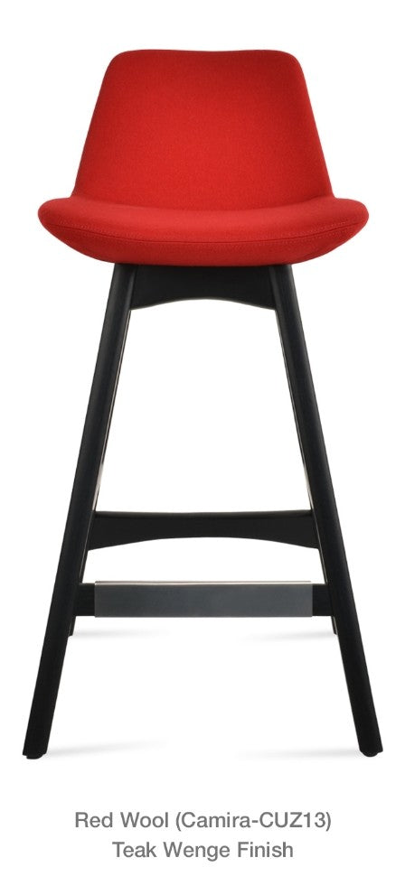 Pera Wood Stool — rear three-quarter view | Soho Concept