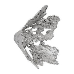 Perforated Splash Bowl Wall Art, Silver Leaf Phillips Collection