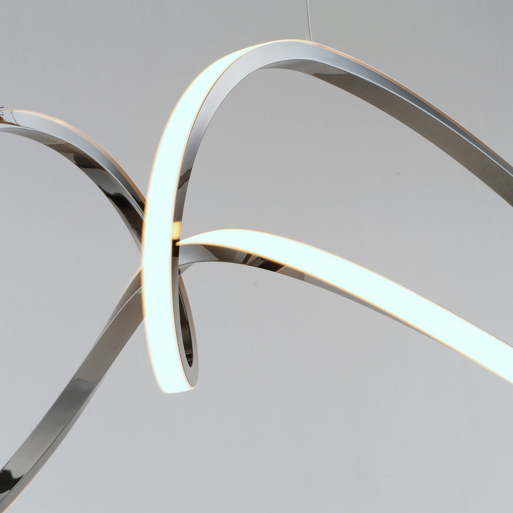 Perpetual LED Pendant by ET2 Lighting, styled view 1
