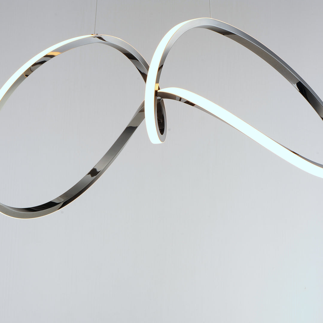 Perpetual LED Pendant by ET2 Lighting, styled view 2