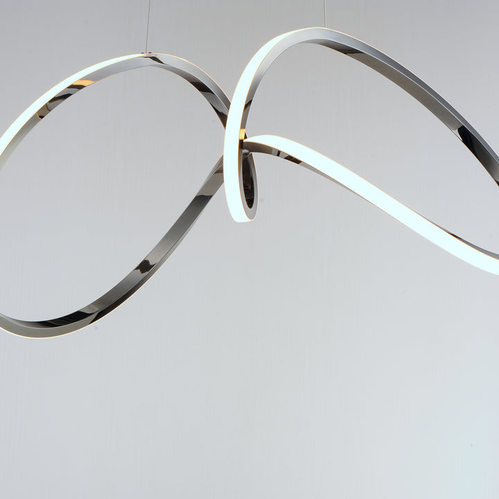 Perpetual LED Pendant by ET2 Lighting, styled view 2