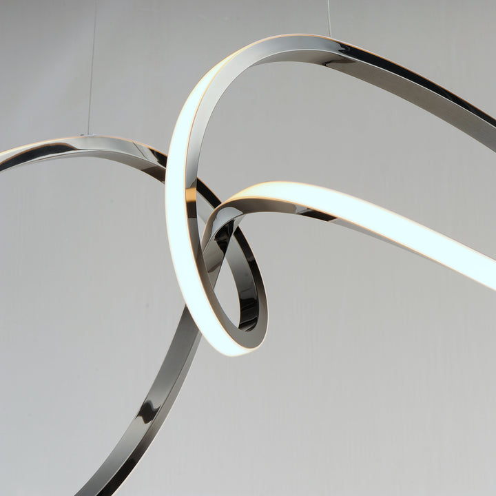 Perpetual LED Pendant by ET2 Lighting, styled view 6
