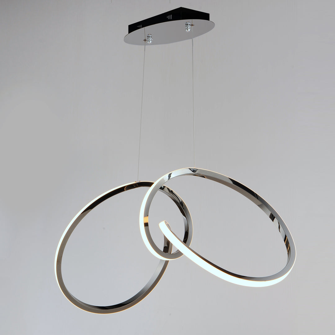 Perpetual LED Pendant by ET2 Lighting, styled view 8