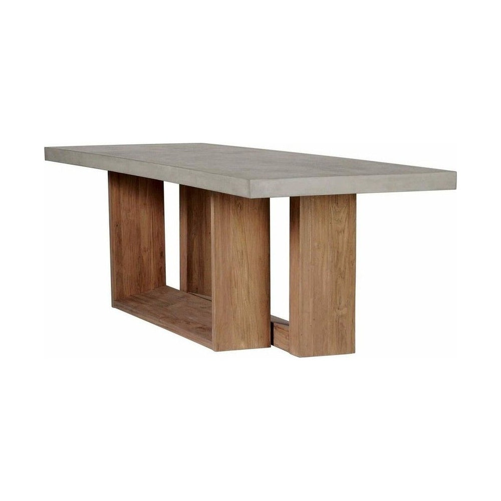 Perpetual Teak Lucca Counter Table Slate Gray by Seasonal Living — full product view
