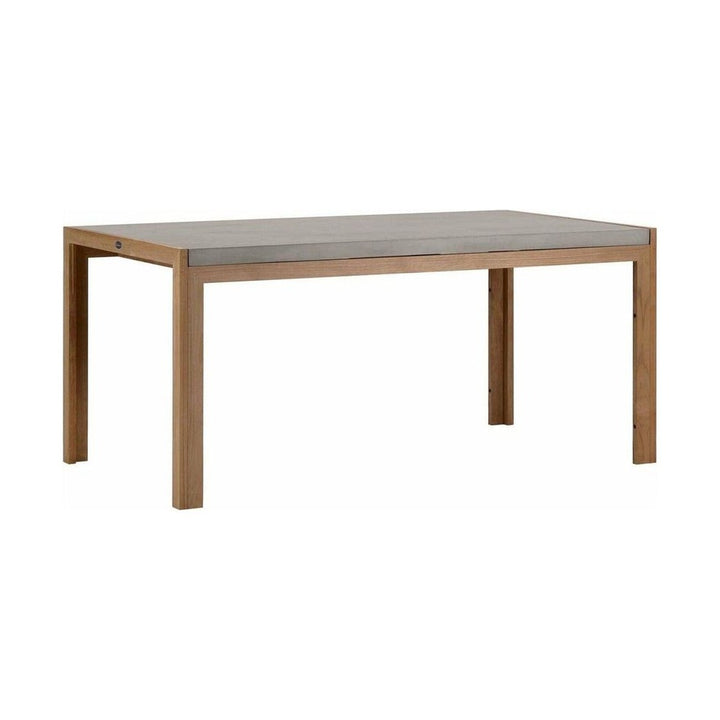Perpetual Teak Soho Dining Table Slate Grey by Seasonal Living — full product view
