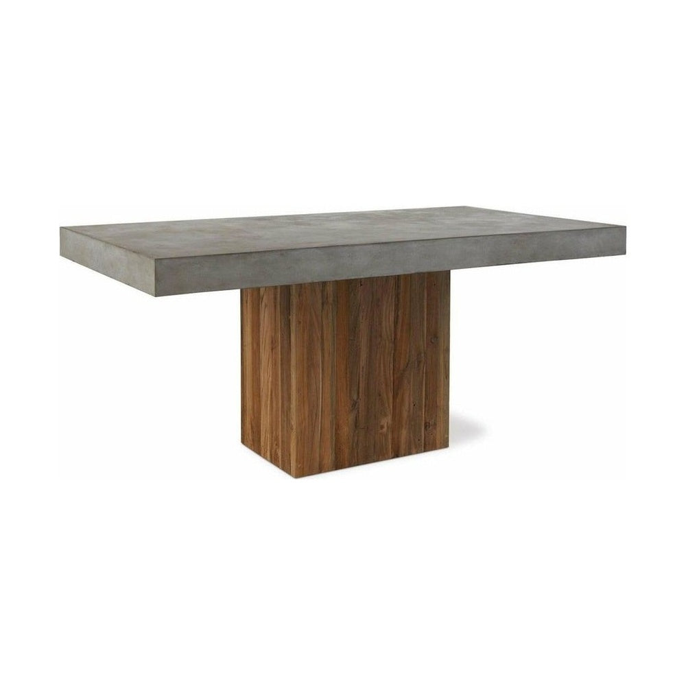 Perpetual Teak Sparta Dining Table Slate Grey by Seasonal Living — full product view