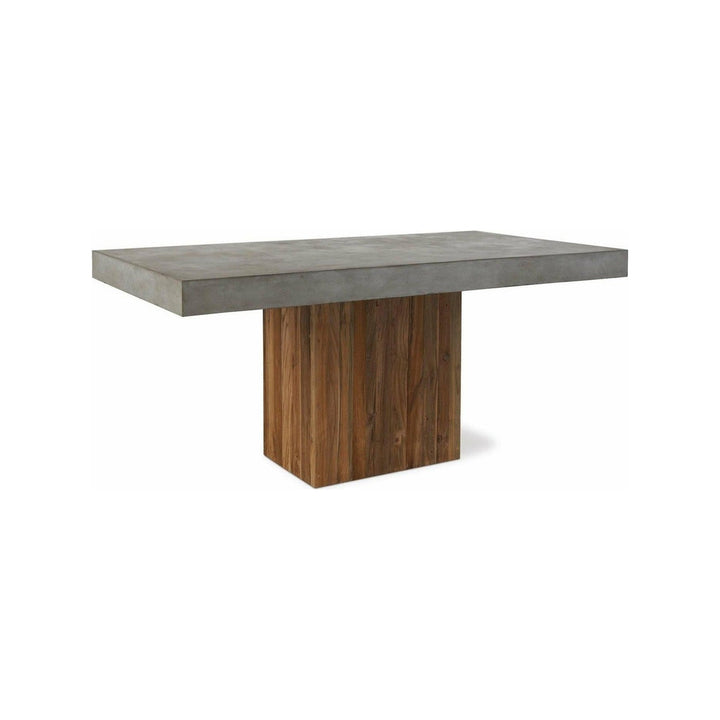 Perpetual Teak Sparta Dining Table Slate Grey Seasonal Living
