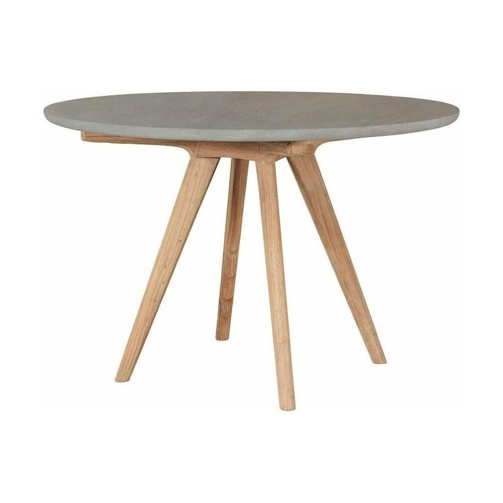 Perpetual Teak Viola Dining Table Slate Grey by Seasonal Living — full product view