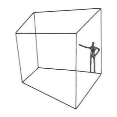 Perspective Wall Art, Square, Standing Arm Up Phillips Collection