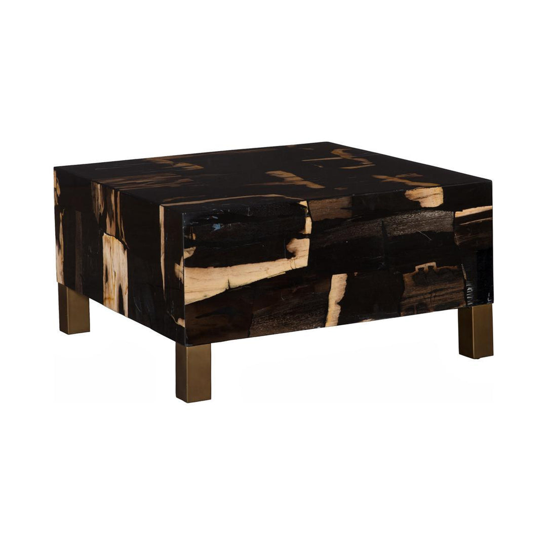 Petramosaic Coffee Table, With Brass Legs by Phillips Collection — centered product view