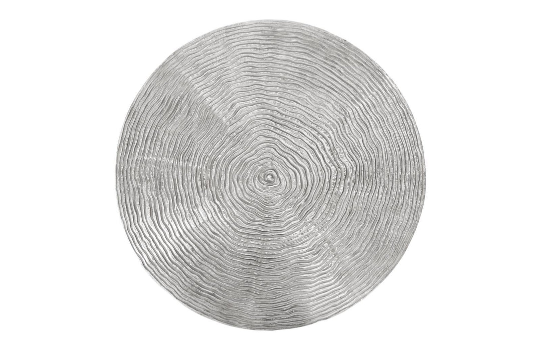 Ripple Coffee Table, Black/Silver, Aluminum by Phillips Collection — view 2