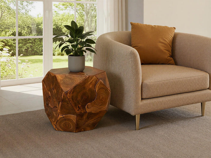 Prism Coffee Table, Natural by Phillips Collection — room setting