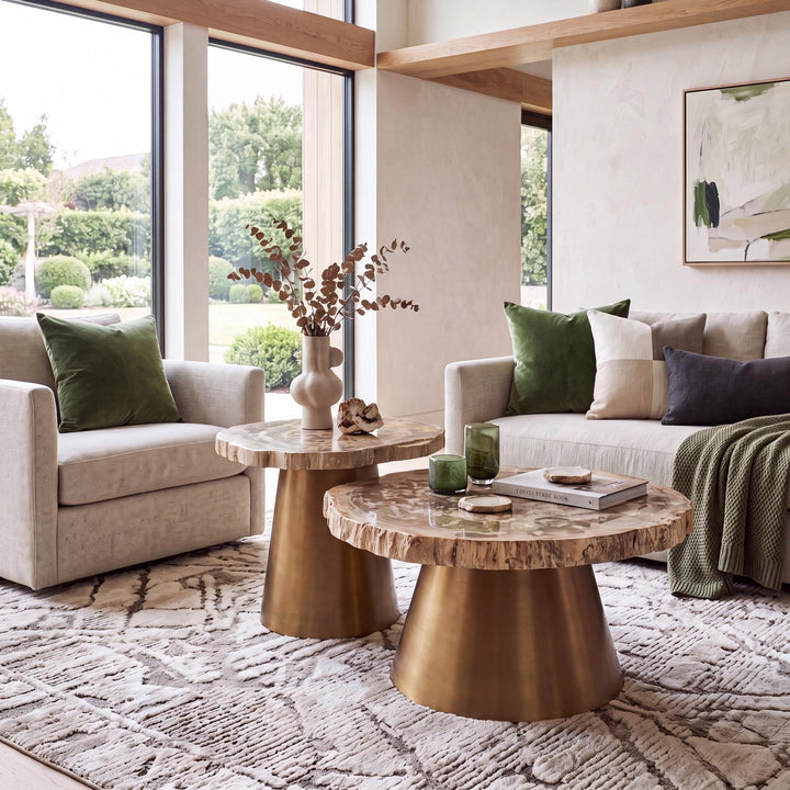 Terrain Nest Coffee Table by Phillips Collection — room setting