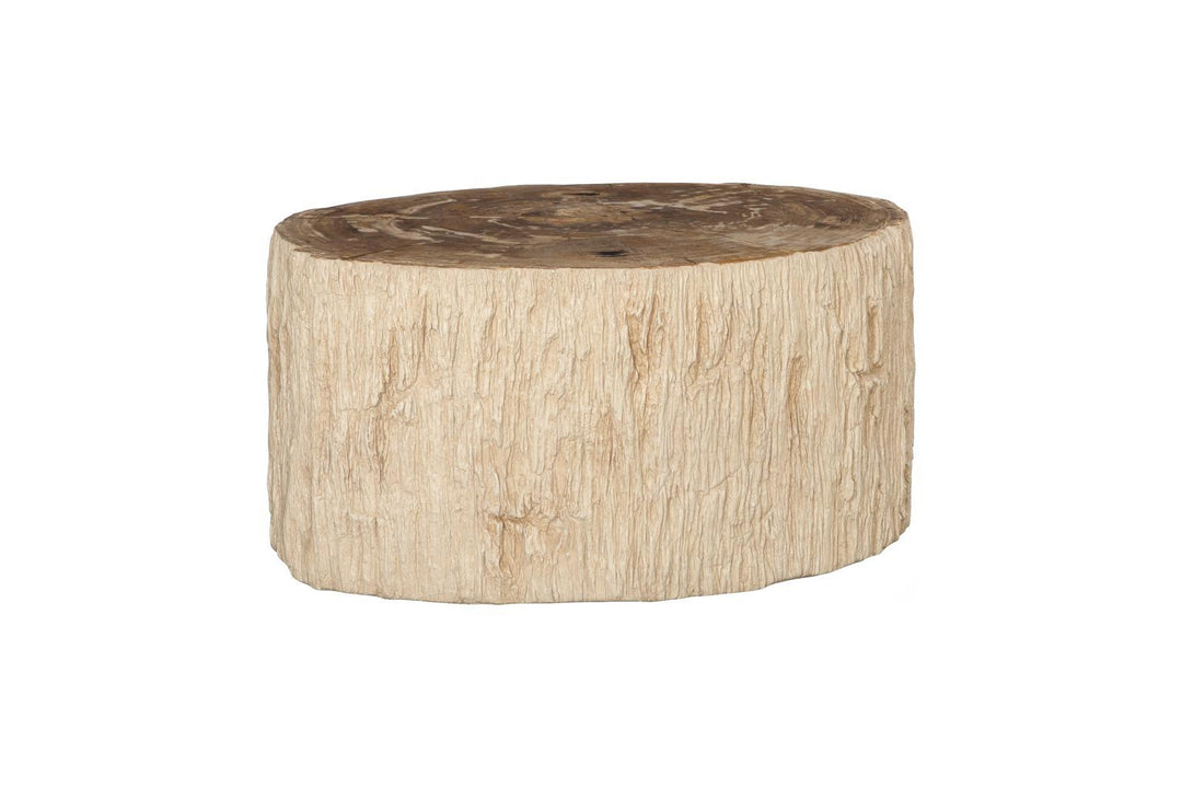 Chaka Petrified Coffee Table, Rough, Brown, Large by Phillips Collection — view 1
