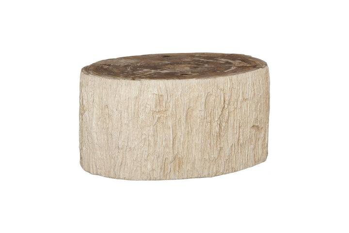 Chaka Petrified Coffee Table, Rough, Brown, Large by Phillips Collection — view 3