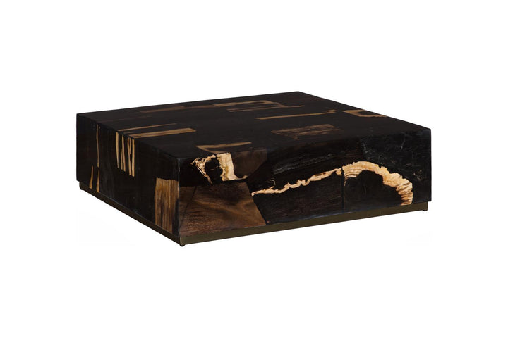 Petramosaic Coffee Table, Brass Base by Phillips Collection — view 1