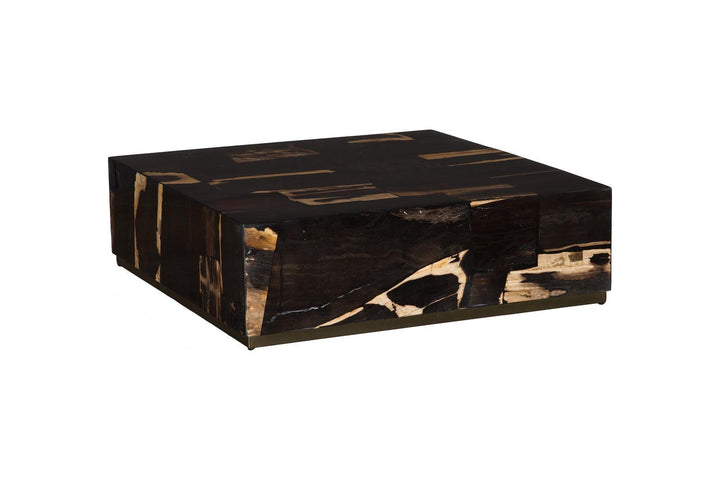Petramosaic Coffee Table, Brass Base by Phillips Collection — view 2