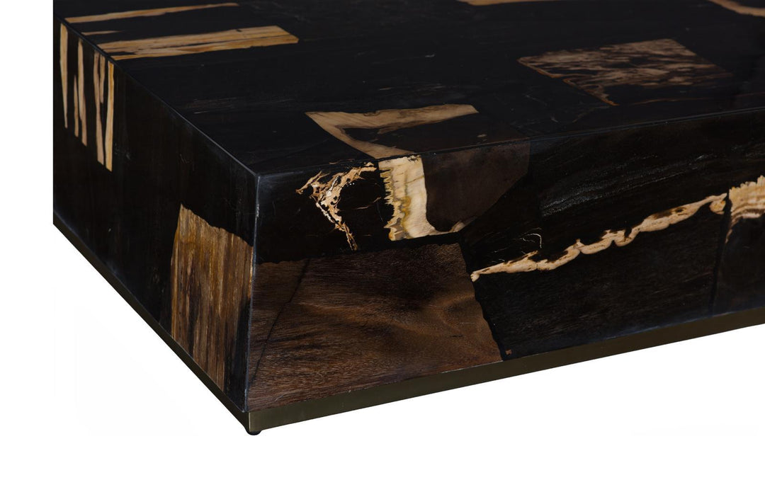 Petramosaic Coffee Table, Brass Base by Phillips Collection — view 3