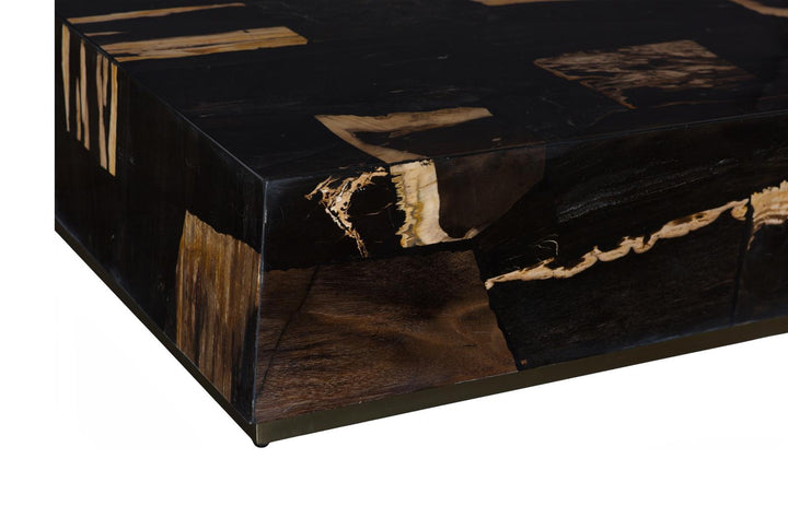Petramosaic Coffee Table, Brass Base by Phillips Collection — view 3