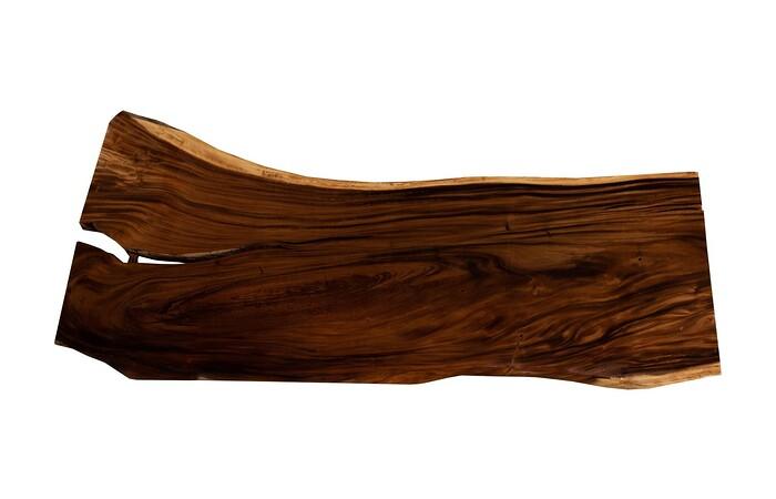 Origins Dining Table, Live Edge, Natural, Satin Black Legs ID113842 Phillips Collection