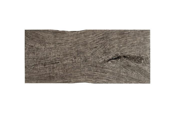 Origins Dining Table, Straight Edge, Gray Stone, Satin Black Legs TH108252 Phillips Collection