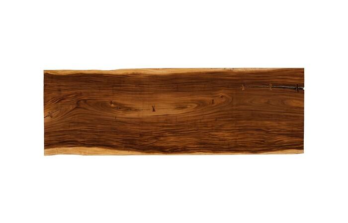 Origins Dining Table, Straight Edge, Natural, Satin Black Legs TH108286 Phillips Collection