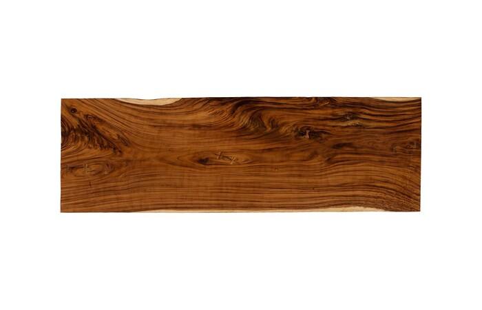 Origins Dining Table, Straight Edge, Natural, Satin Black Legs TH108688 Phillips Collection