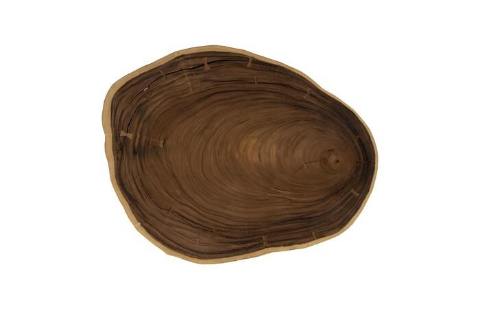 Origins Dining Table, Freeform, Natural, Black Satin Base TH109712 Phillips Collection