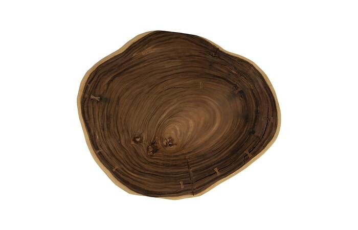 Origins Dining Table, Freeform, Natural, Black Satin Base TH109716 Phillips Collection