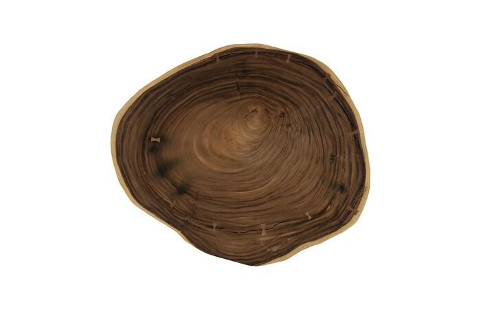 Origins Dining Table, Freeform, Natural, Black Satin Base TH109718 Phillips Collection