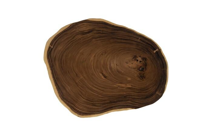 Origins Dining Table, Freeform, Natural, Black Satin Base TH109722 Phillips Collection