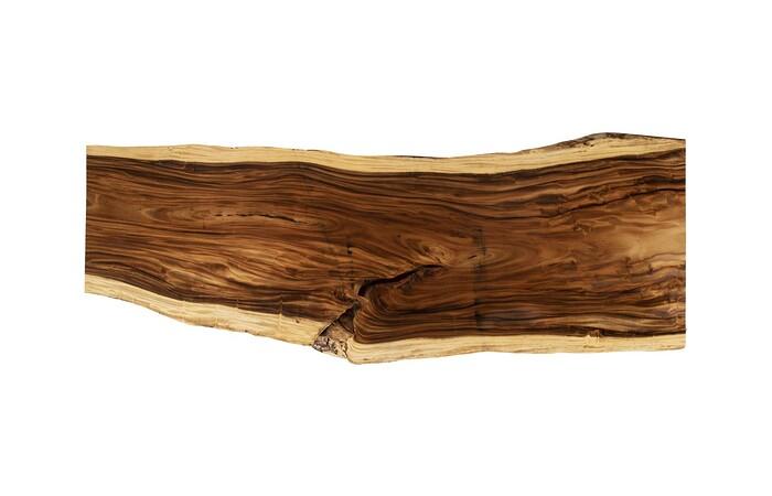 Origins Dining Table, Live Edge, Natural, Satin Black Legs TH109766 Phillips Collection