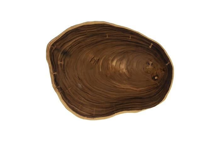 Origins Dining Table, Freeform, Natural, Black Satin Base TH109818 Phillips Collection